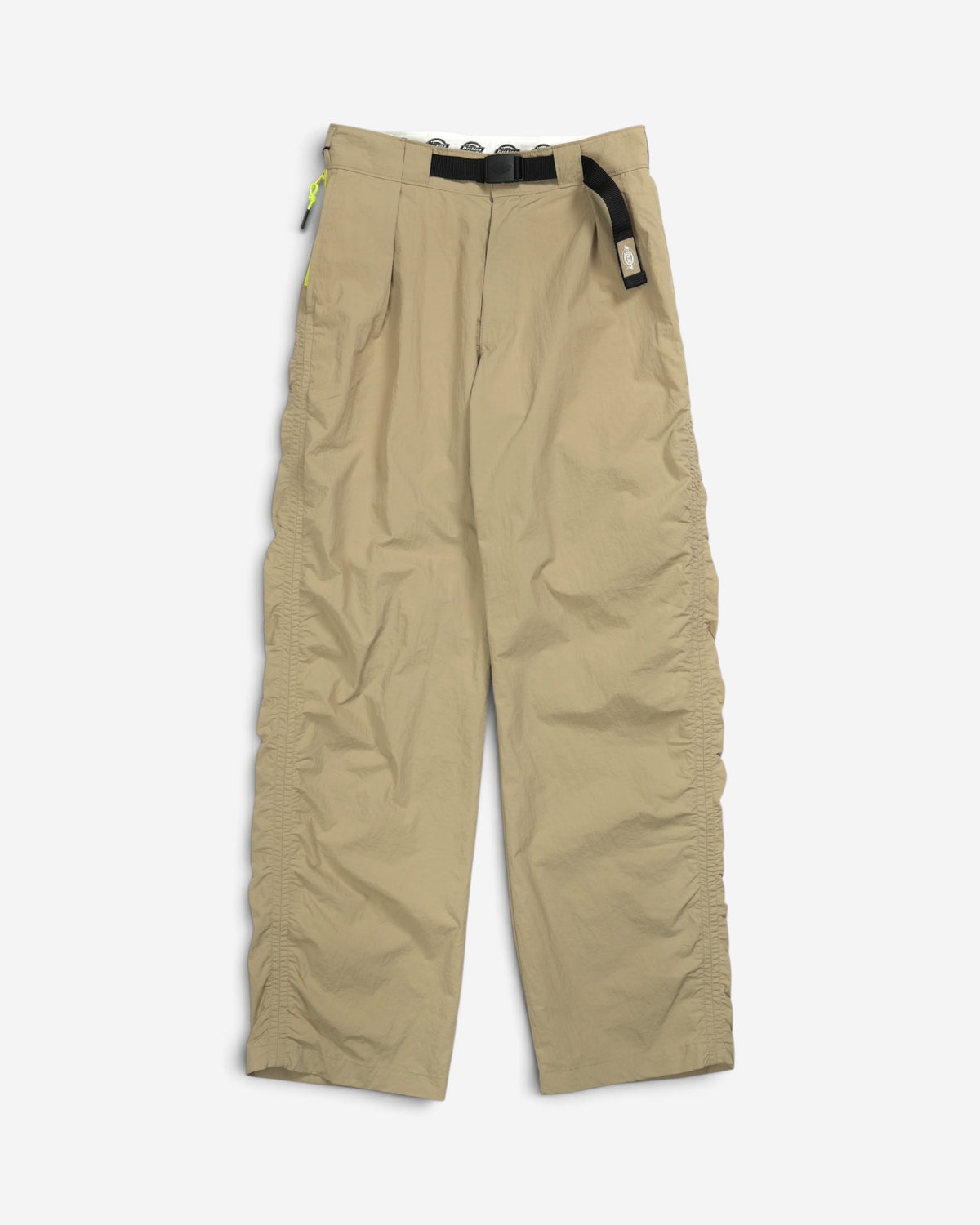 Бежеві широкі брюки Dickies x Tokyo Design Collective Oversized Fit 874 Pants з еластичним поясом, темним ременем та драпуванням по боках.